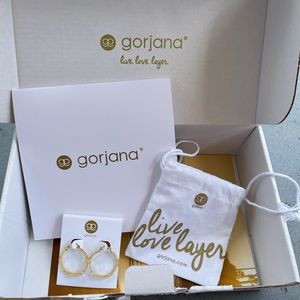 Parker Link Hoops from Gorjana